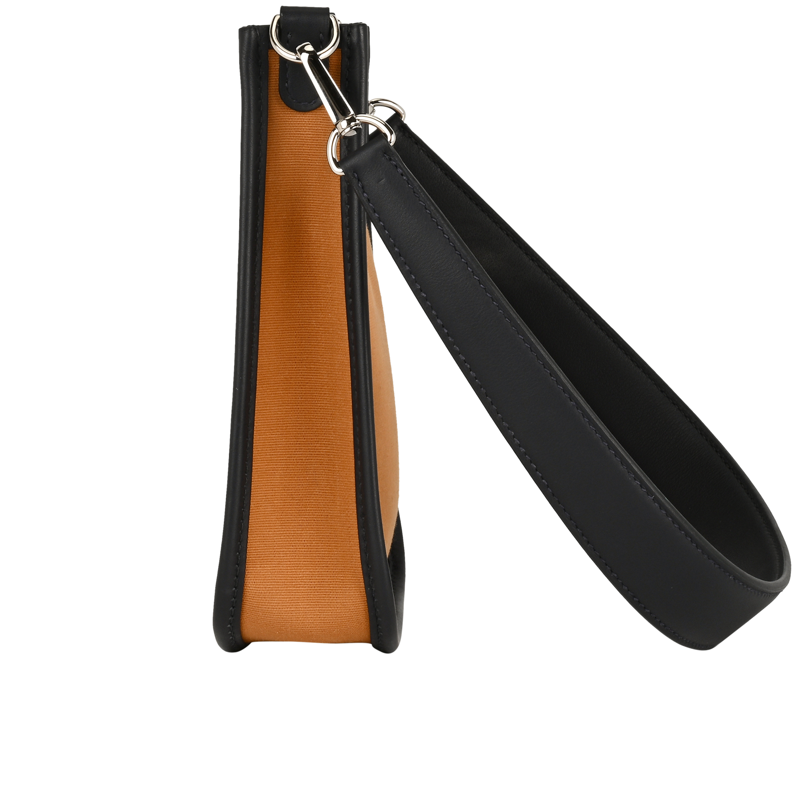 Neo Evelyne 16, &pound;1,800, Handbags, Navy/Tan, Canvas/Leather, Bottom view